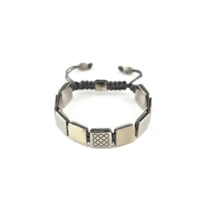 'WIRED' x 'ALTR BASS' Bracelet with engraving in graphite cord