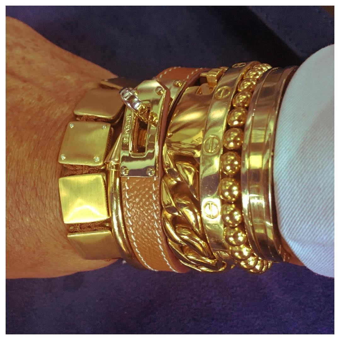 'MATT BURN' Bracelet in tan cord